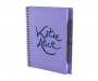 Seville A5 Recycled Notebook & Pens - Purple