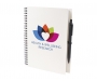 Seville A5 Recycled Notebook & Pens - White