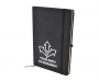 Phantom A5 Soft Feel Notebooks With Pocket - Black