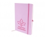 Phantom A5 Soft Feel Notebooks With Pocket - Pastel Pink