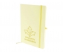 Phantom A5 Soft Feel Notebooks With Pocket - Pastel Yellow