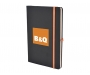 A5 Bronte Soft Touch Notebooks With Pocket - Orange