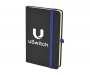 Bronte A6 Soft Touch Notebook With Pocket - Blue