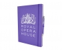 Inspire A4 Soft Feel Colour Notebook & Pen - Purple