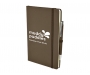 Inspire A5 Soft Feel Colour Notebook With Pocket & Pen - Brown