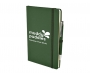 Inspire A5 Soft Feel Colour Notebook With Pocket & Pen - Dark Green