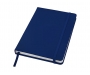 A5 Spectrum Soft Feel Notebook - Plain Pages - Navy Blue