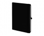 Emotion A5 Luxury Soft Feel Notebook With Pocket - Black