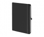 Emotion A5 Luxury Soft Feel Notebook With Pocket - Dark Grey