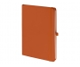 Emotion A5 Luxury Soft Feel Notebook With Pocket - Orange