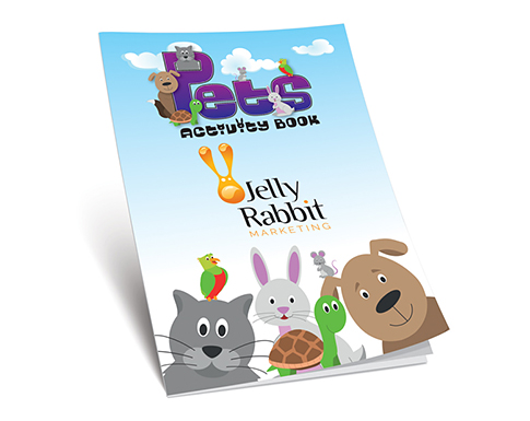 A4 Activity Colouring Books - Pets