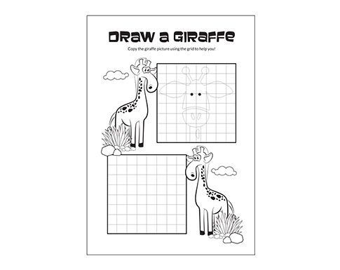 A4 Activity Colouring Books - Zoo