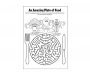 A4 Activity Colouring Books - Healthy Eating