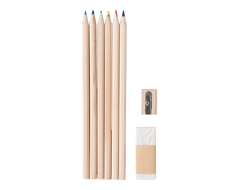 Raphael Linen Coloured Pencil Sets - Natural