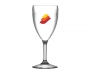 Reusable Polycarbonate Wine Glasses - 398ml - Clear