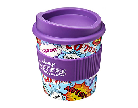 ColourBrite 250ml Americano Primo Grip Vending Take Away Mugs -  Purple