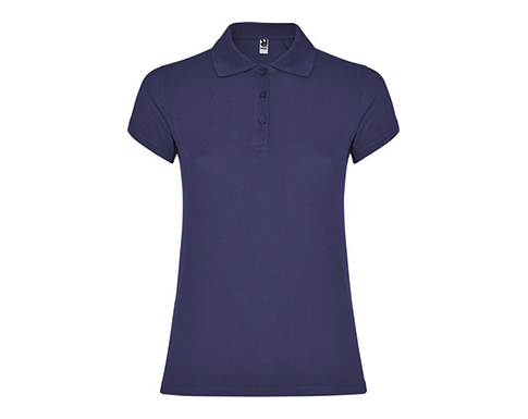 Roly Star Womens Polo Shirts - Blue Denim