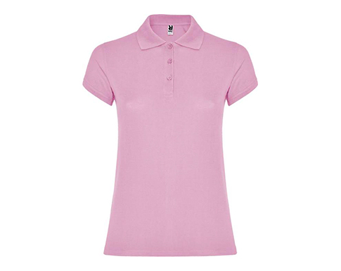 Roly Star Womens Polo Shirts - Pink
