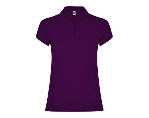 Roly Star Womens Polo Shirts - Purple