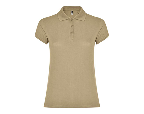 Roly Star Womens Polo Shirts - Sand