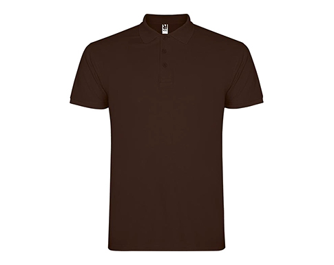 Roly Star Polo Shirts - Chocolate