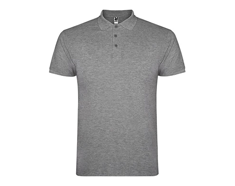 Roly Star Polo Shirts - Grey