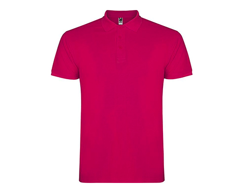 Roly Star Polo Shirts - Magenta