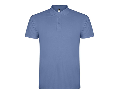 Roly Star Polo Shirts - Riviera Blue