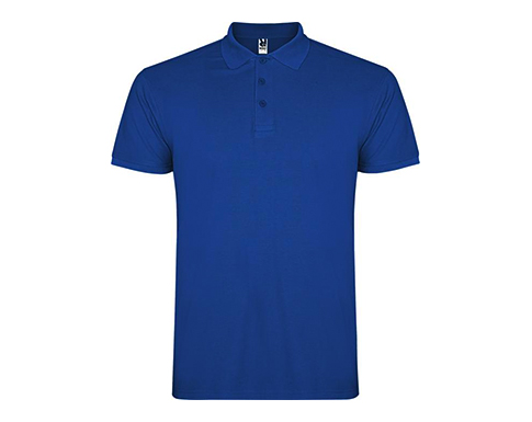 Roly Star Polo Shirts - Royal Blue