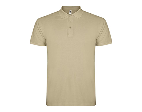Roly Star Polo Shirts - Sand