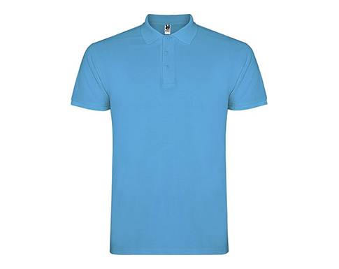 Roly Star Polo Shirts - Turquoise