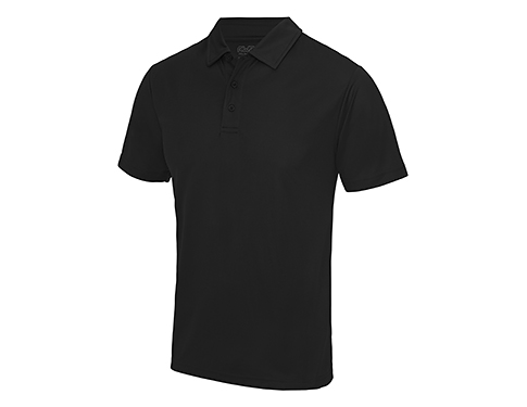 AWDis Performance Polo Shirts - Black