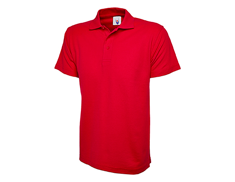 Uneek Classic Polo Shirts - Red