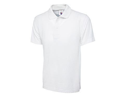 Uneek Childrens Active Polo Shirts - White