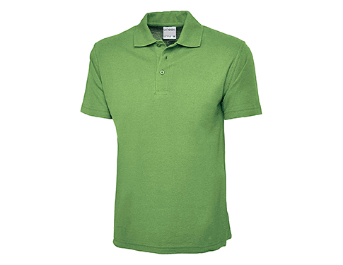 Uneek Ultra Cotton Mens Polo Shirts - Lime