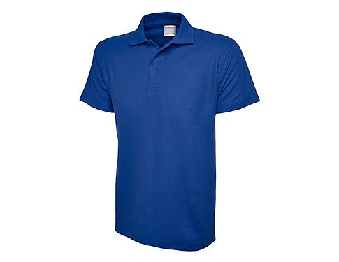 Uneek Ultra Cotton Mens Polo Shirts - Royal Blue