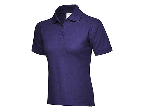 Uneek Ultra Cotton Ladies Polo Shirts - Purple