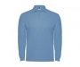 Roly Estrella Long Sleeve Polo Shirts - Sky Blue
