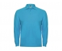 Roly Estrella Long Sleeve Polo Shirts - Turquoise