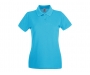 Fruit Of The Loom Women's Fit Polos - Azure Blue