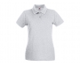 Fruit Of The Loom Women's Fit Polos - Heather Grey