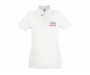 Fruit Of The Loom Women's Fit Polos - White