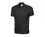 Uneek Grassington Jersey Polo Shirts - Black