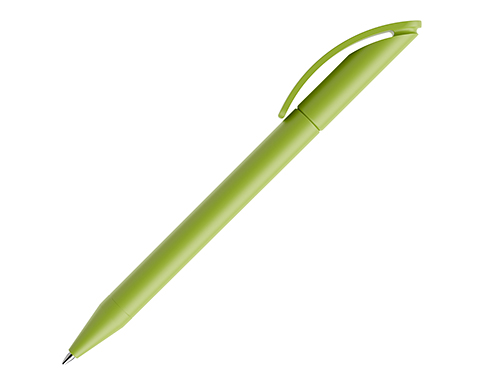 Prodir DS3 Pens - Soft Touch - Lime Green