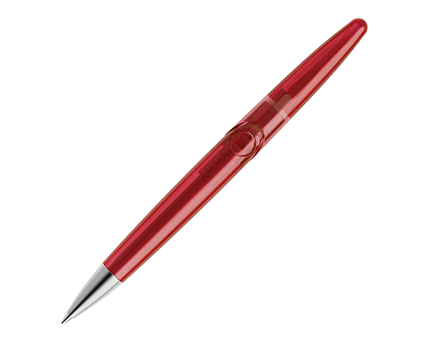 Prodir DS7 Deluxe Pens - Frosted - Cherry Red