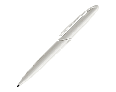 Prodir DS7 Pens - Polished - White