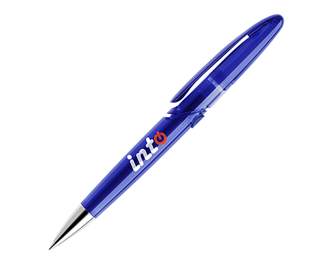 Prodir DS7 Deluxe Pens - Transparent - Classic Blue