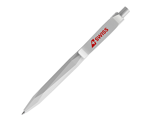 Prodir QS20 Peak Pen - Matt - Polished Clip - Concrete Grey