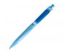 Prodir QS20 Peak Pen - Soft Touch - Transparent Clip - Cyan