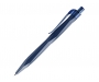 Prodir QS20 Peak Pen - Soft Touch - Transparent Clip - Navy Blue